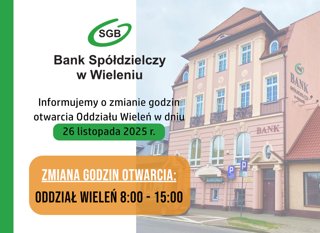 Zmiana godzin otwarcia w&nbsp;dniu 26.11.2025